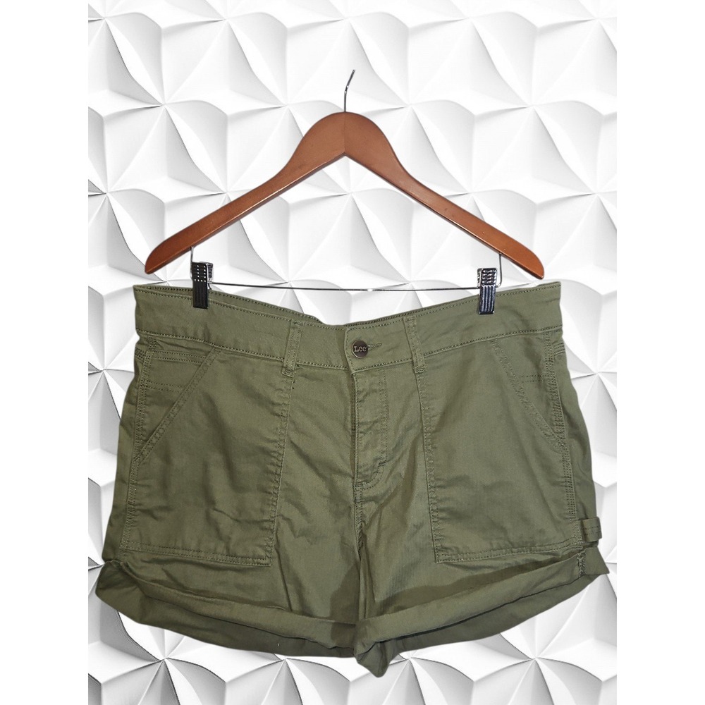 Lee Workwear Olive Green Utility Carpenter Shorts Women 16WM